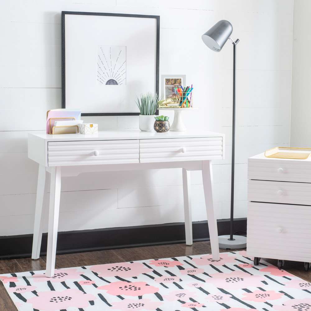 Powell Company - Ripples Desk, White - D1357A20WD veiw 6