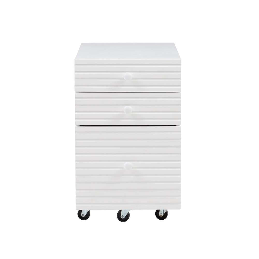 Powell Company - Ripples File Cabinet, White - D1357A20WF veiw 2