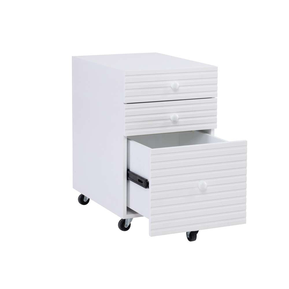 Powell Company - Ripples File Cabinet, White - D1357A20WF veiw 4