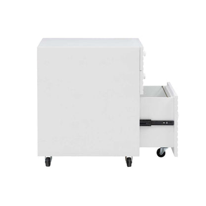 Powell Company - Ripples File Cabinet, White - D1357A20WF veiw 5