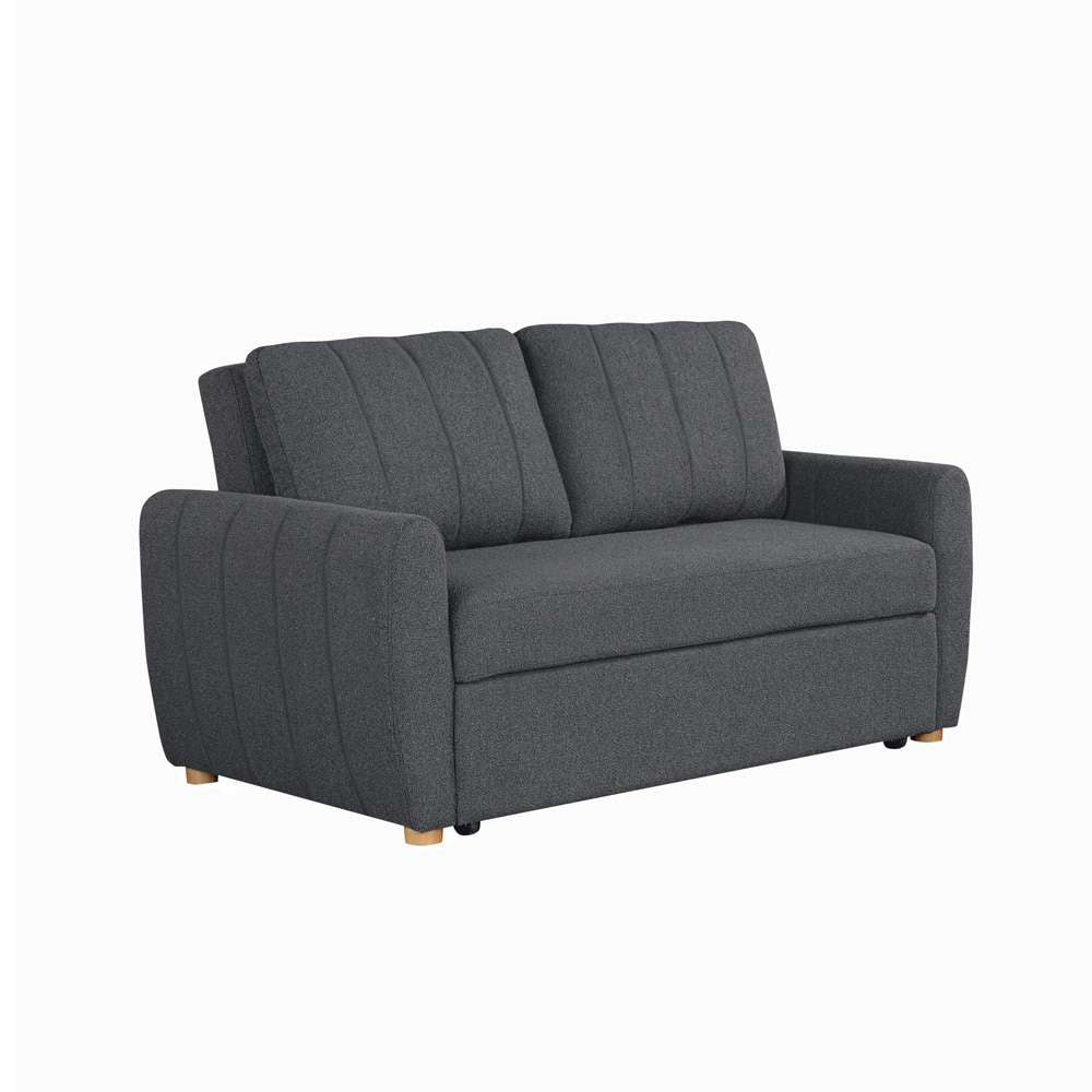 Serta by Lifestyle Solutions - Isak Convertible Loveseat, Charcoal - 112A033CHR veiw 1