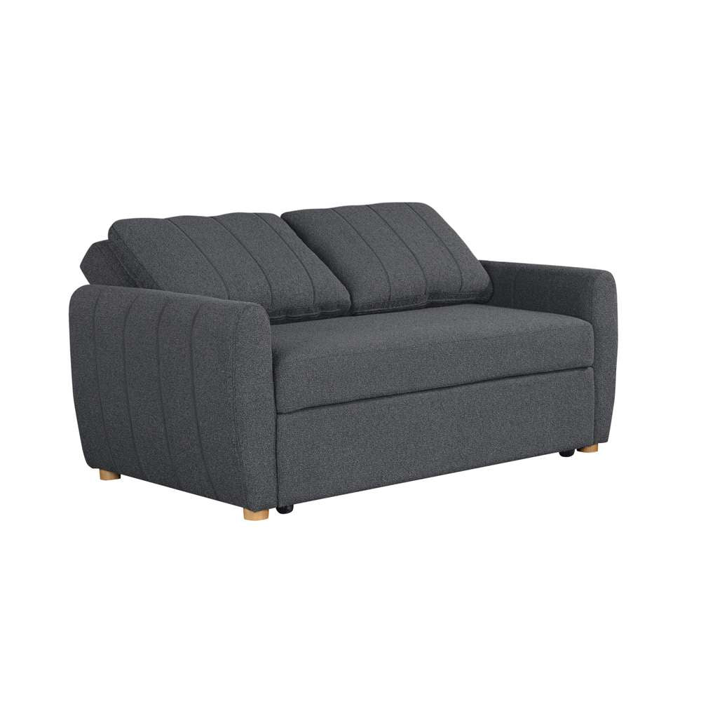 Serta by Lifestyle Solutions - Isak Convertible Loveseat, Charcoal - 112A033CHR veiw 2