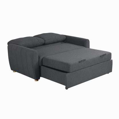 Serta by Lifestyle Solutions - Isak Convertible Loveseat, Charcoal - 112A033CHR veiw 4