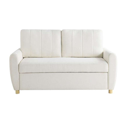 Serta by Lifestyle Solutions - Isak Convertible Loveseat, Ivory - 112A033IVO veiw 1