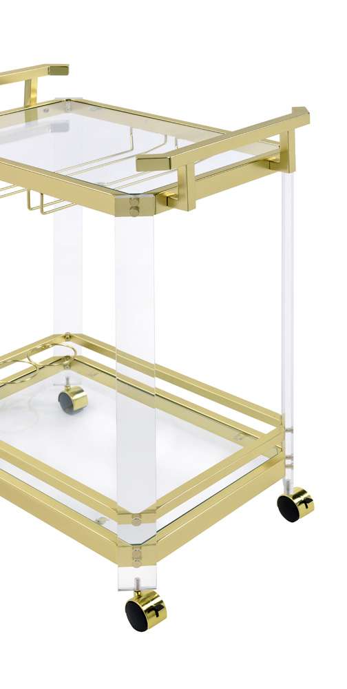 Steve Silver - Aerin Server Cart w/Casters - AE100CAS veiw 3