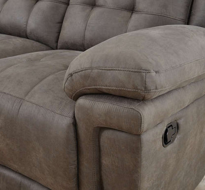 Steve Silver - Anastasia Reclining Sofa Grey - AT850S veiw 3