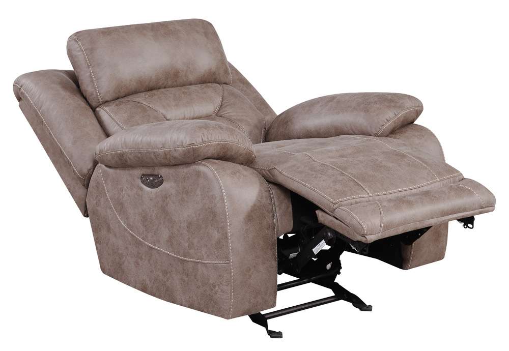 Steve Silver - Aria Power Recliner Sand - AA950CS veiw 4