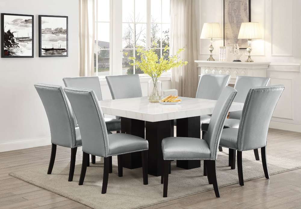Steve Silver - Camila Silver Dining chair (Set of 2) - CM420SSN veiw 4