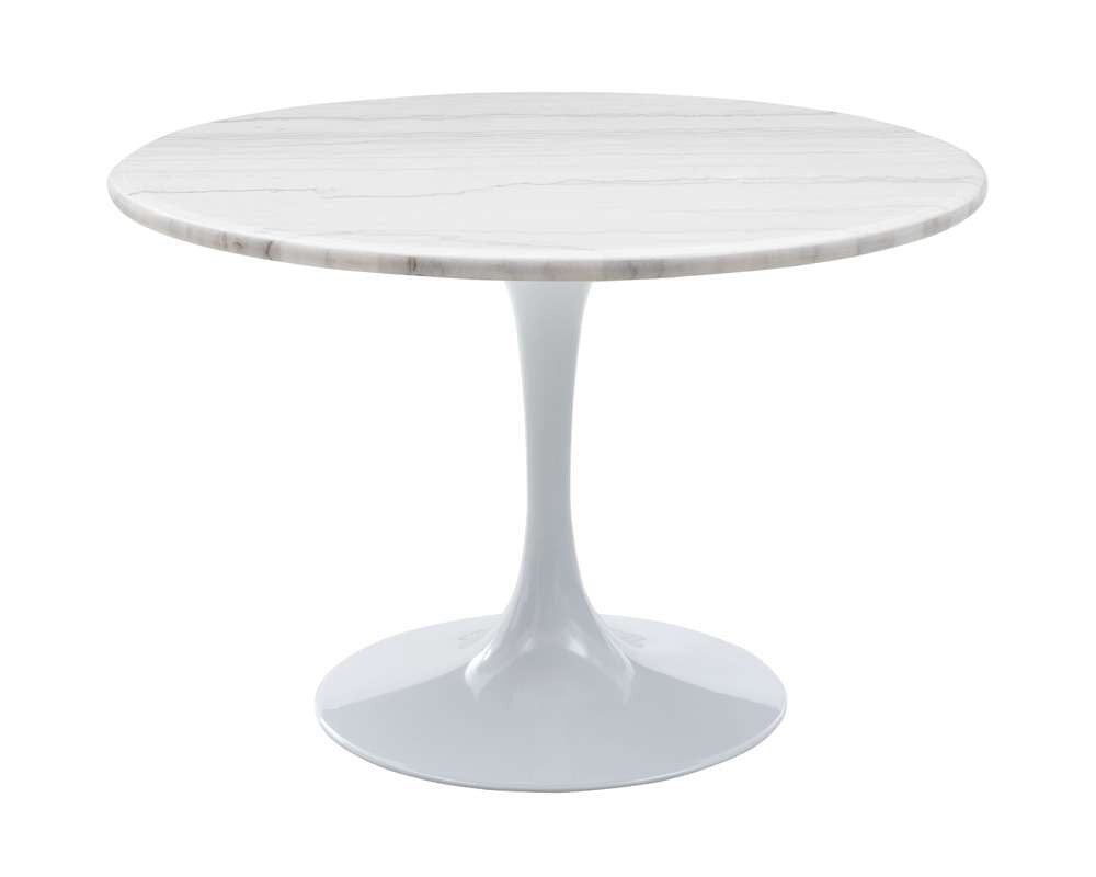 Steve Silver - Colfax White Marquina Marble Dining Table - CF450WDBMT veiw 1