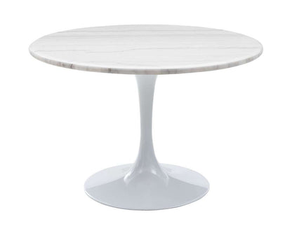 Steve Silver - Colfax White Marquina Marble Dining Table - CF450WDBMT veiw 2