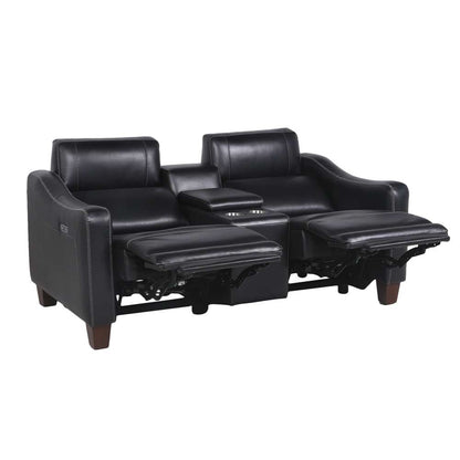 Steve Silver - Giorno Power Console Loveseat - GI850CLB veiw 3