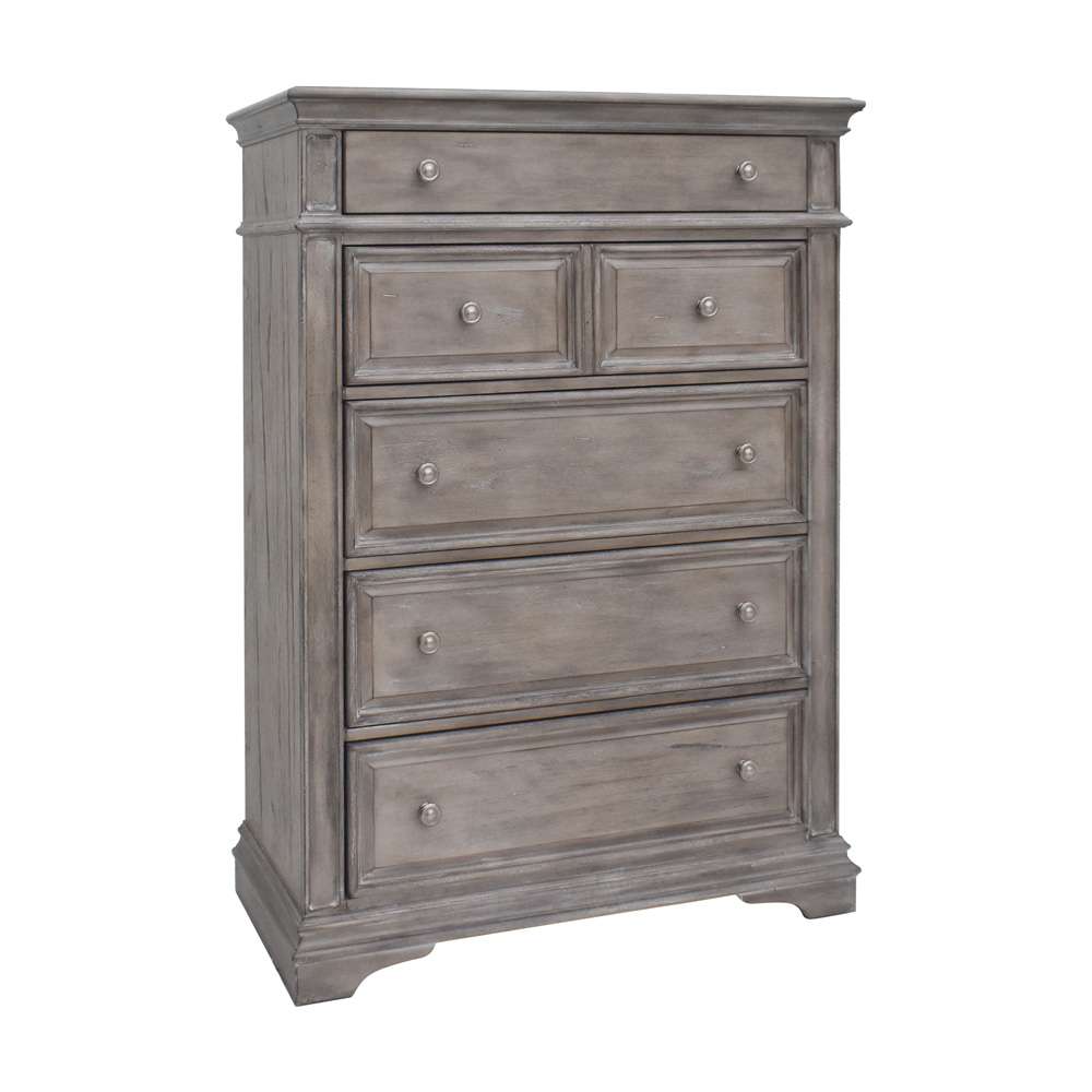 Steve Silver - Highland Park Chest - Waxed Driftwood - HP900CTD veiw 2