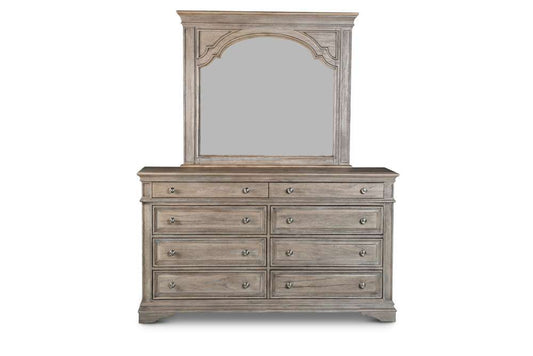 Steve Silver - Highland Park Dresser and Mirror - Driftwood - HP900DRMRD veiw 1
