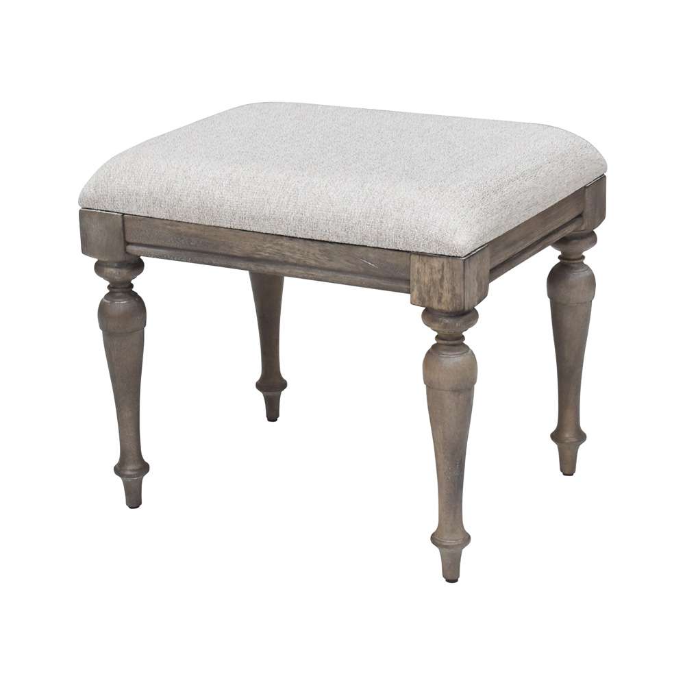 Steve Silver - Highland Park Vanity Bench - Waxed Driftwood - HP900VBD veiw 2