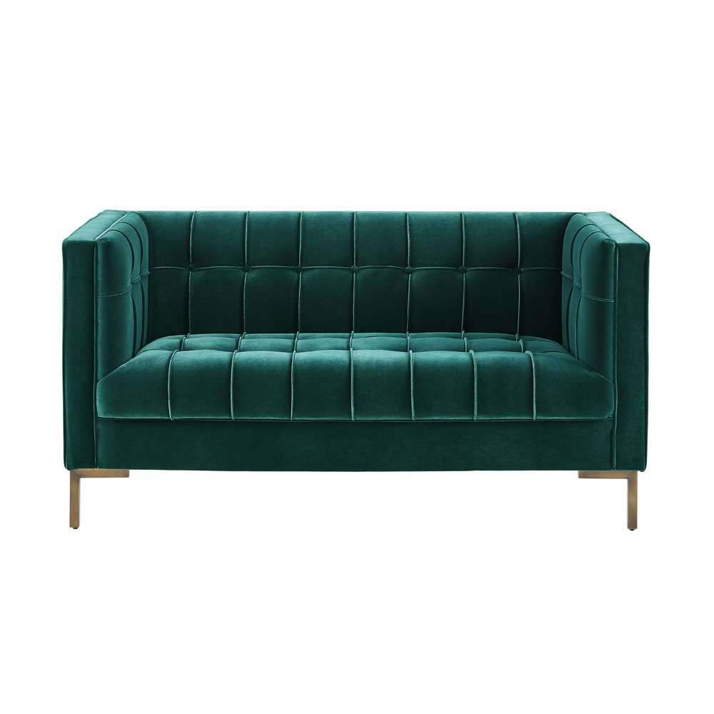 Steve Silver - Isaac Green Velvet Loveseat - IC100LGN veiw 1