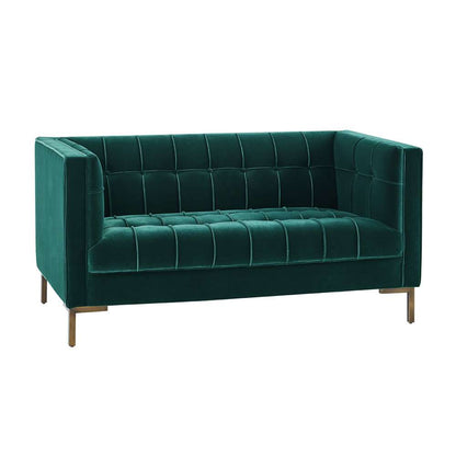 Steve Silver - Isaac Green Velvet Loveseat - IC100LGN veiw 2