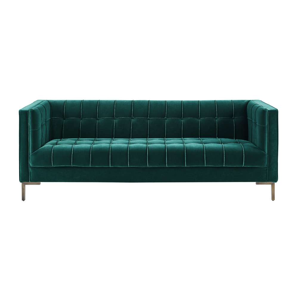 Steve Silver - Isaac Green Velvet Sofa - IC100SGN veiw 1