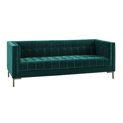 Steve Silver - Isaac Green Velvet Sofa - IC100SGN veiw 2