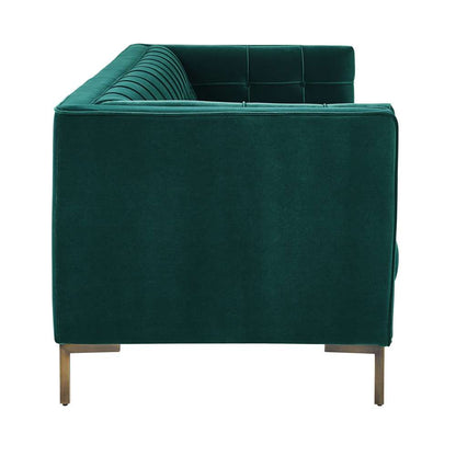 Steve Silver - Isaac Green Velvet Sofa - IC100SGN veiw 3