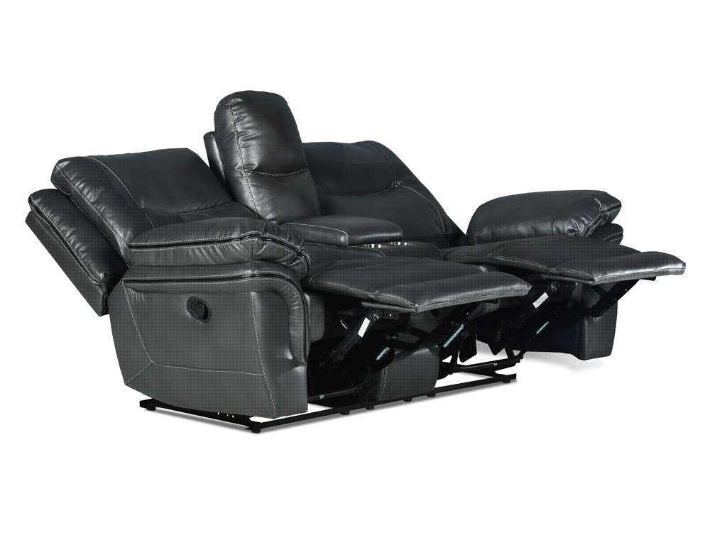 Steve Silver - Isabella Console Loveseat Grey - IS850CLG veiw 4