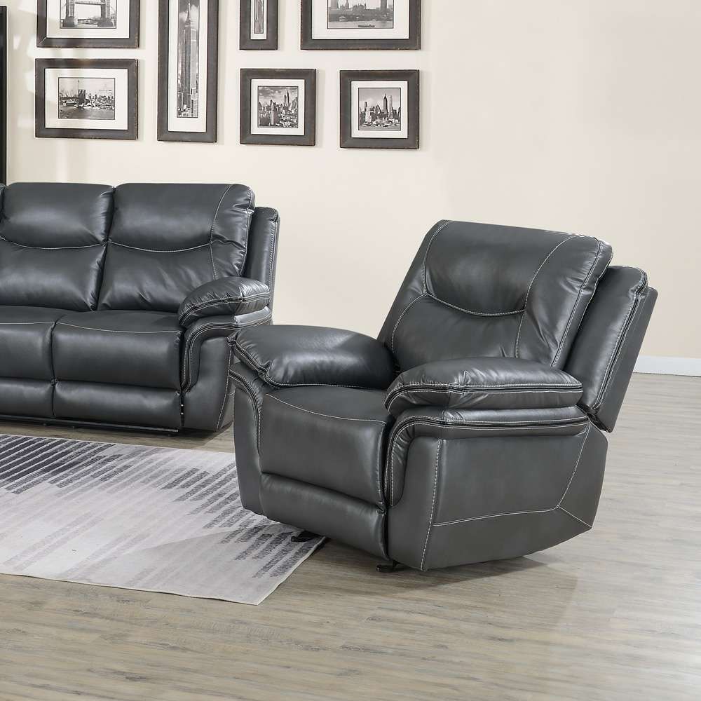 Steve Silver - Isabella Recliner Chair - Grey - IS850CG veiw 4