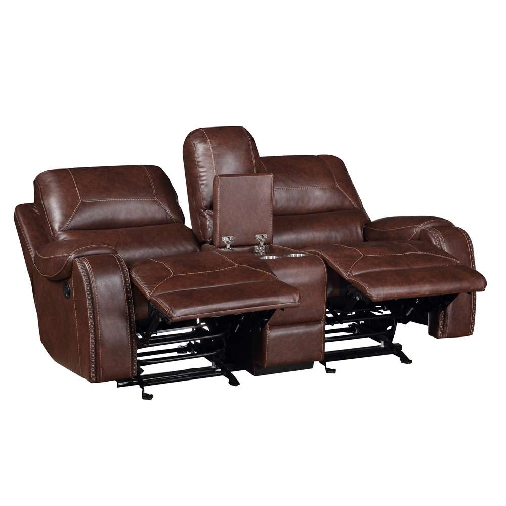 Steve Silver - Keily Brown Manual Console Loveseat - KE800CL veiw 3
