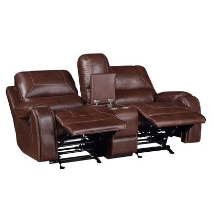 Steve Silver - Keily Brown Manual Console Loveseat - KE800CL veiw 3