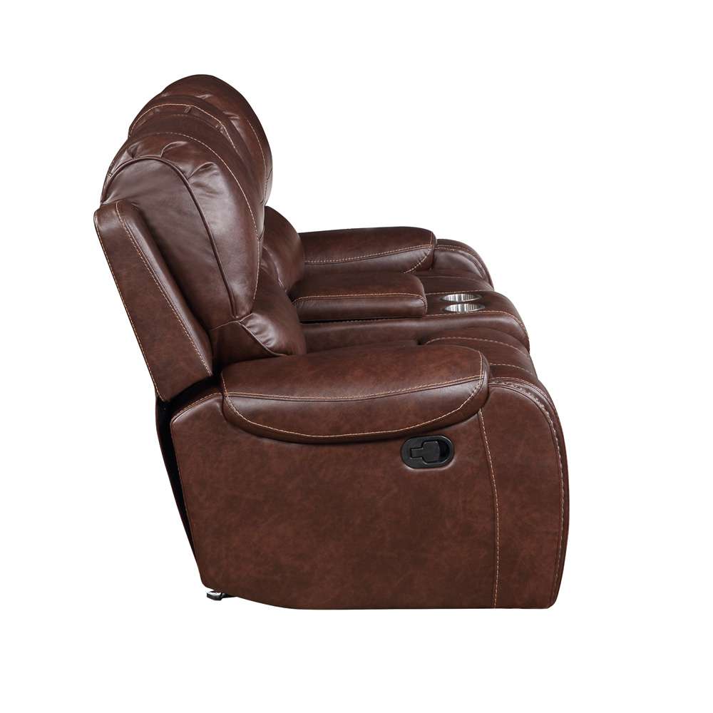 Steve Silver - Keily Brown Manual Console Loveseat - KE800CL veiw 4