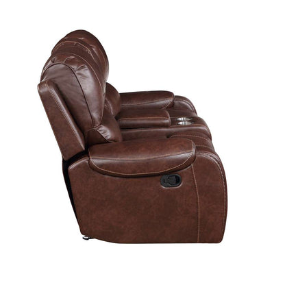 Steve Silver - Keily Brown Manual Console Loveseat - KE800CL veiw 4