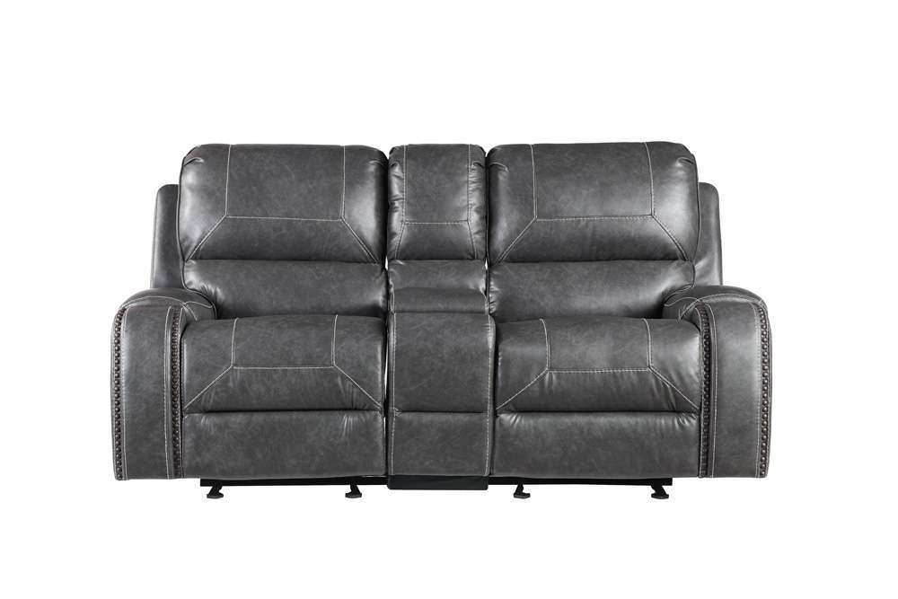 Steve Silver - Keily Gray Manual Console Loveseat - KE800CLG veiw 1