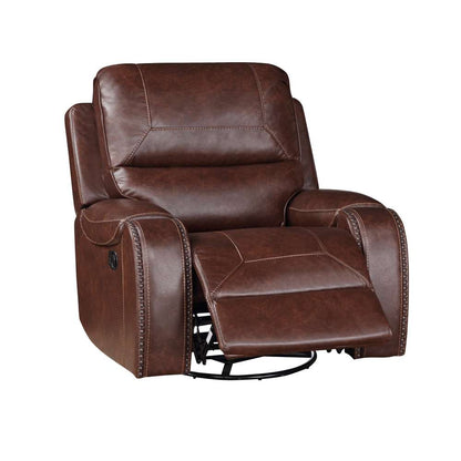Steve Silver - Keily Manual Swivel Glider Recliner, Brown - KE800C veiw 3