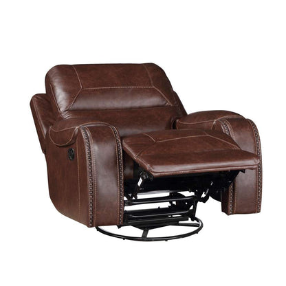 Steve Silver - Keily Manual Swivel Glider Recliner, Brown - KE800C veiw 4
