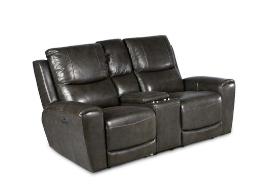 Steve Silver - Laurel Power Console Loveseat -Grey - LL950CLG veiw 2