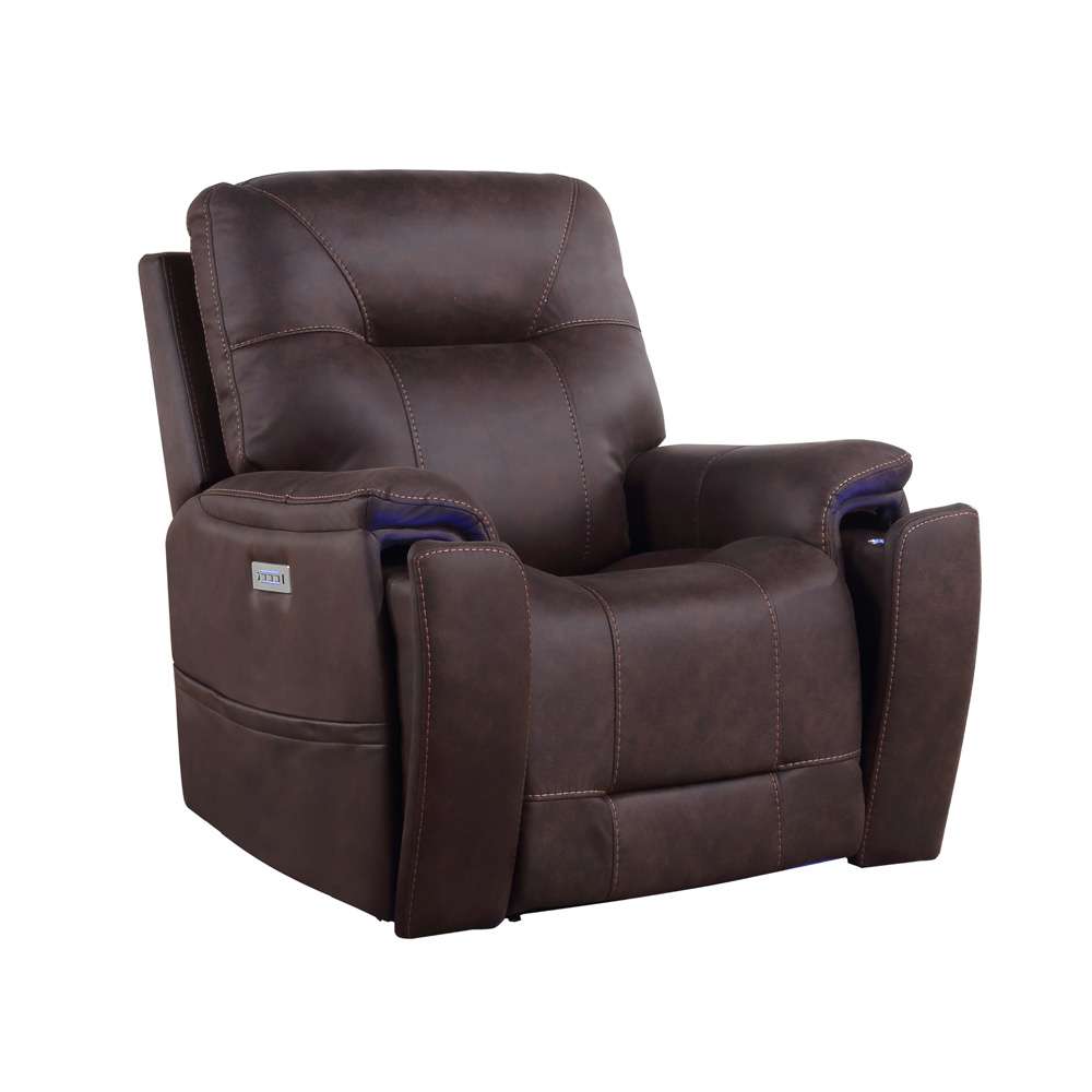 Steve Silver - Lexington Power Media Recliner - Canyon Walnut - LX850C veiw 3