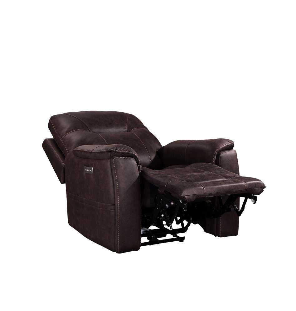Steve Silver - Lexington Power Media Recliner - Canyon Walnut - LX850C veiw 4