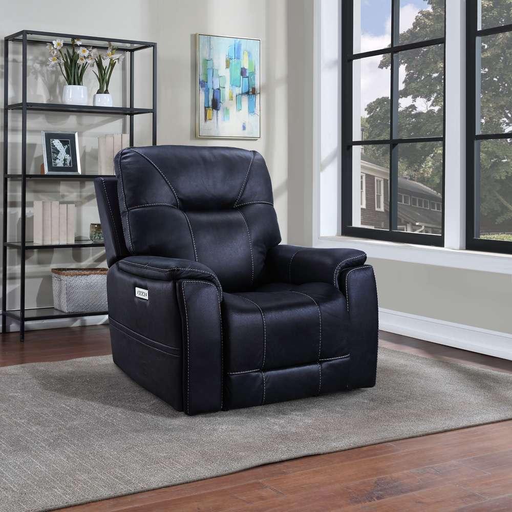 Steve Silver - Lexington Power Media Recliner - Ocean Blue - LX850CO veiw 6