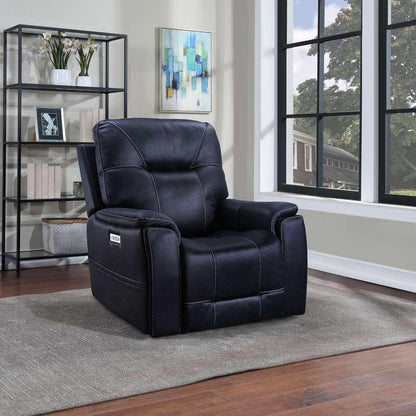 Steve Silver - Lexington Power Media Recliner - Ocean Blue - LX850CO veiw 6