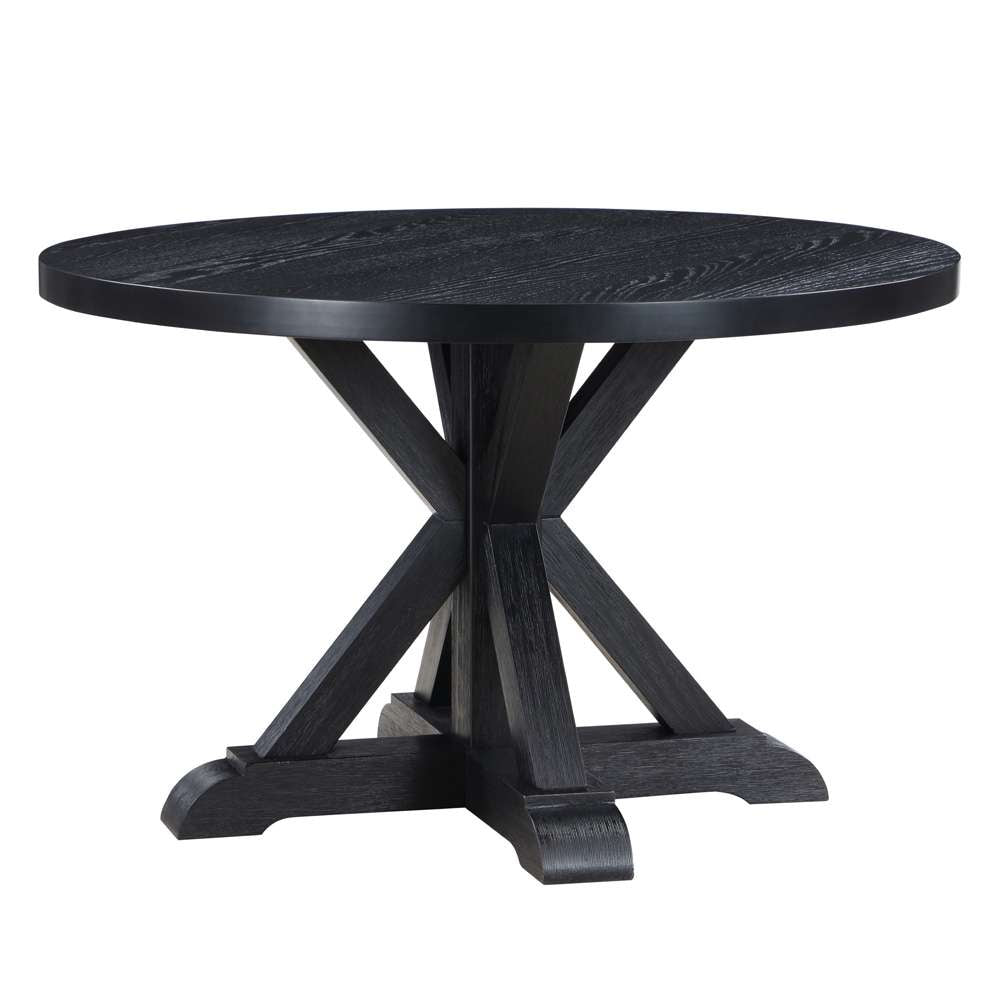 Steve Silver - Molly 48-inch Round Dining Table - Black - MY4848TK veiw 2