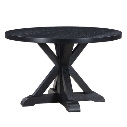 Steve Silver - Molly 48-inch Round Dining Table - Black - MY4848TK veiw 2
