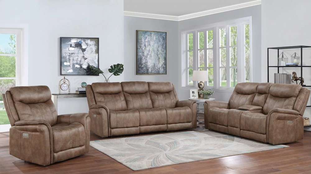 Steve Silver - Morrison 3pc Set, Camel - MOR950-3PC-C veiw 1