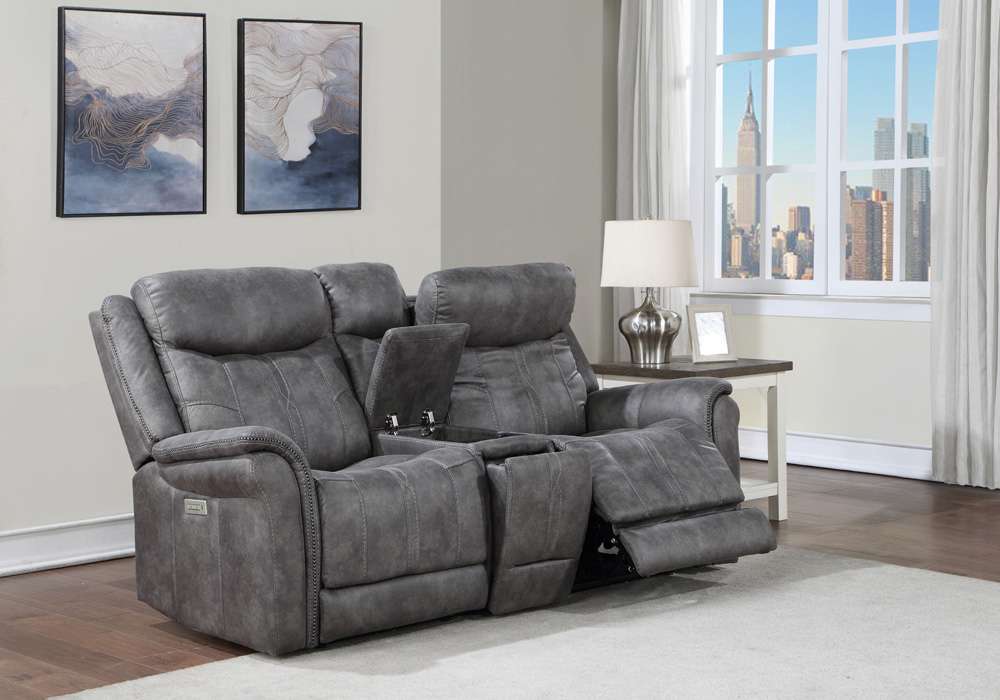 Steve Silver - Morrison Power Console Loveseat - MOR950CLS veiw 5