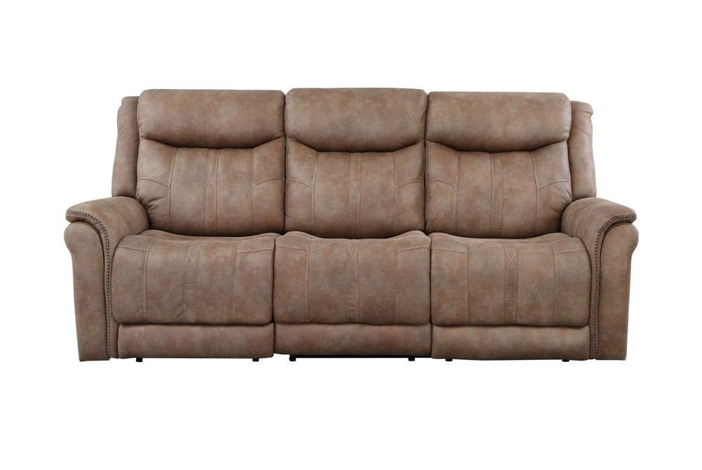 Steve Silver - Morrison Dual-Power Reclining Sofa, Camel - MOR950SC veiw 1