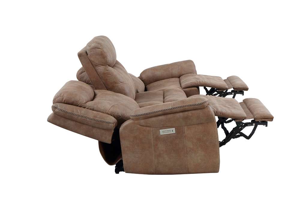 Steve Silver - Morrison Dual-Power Reclining Sofa, Camel - MOR950SC veiw 4