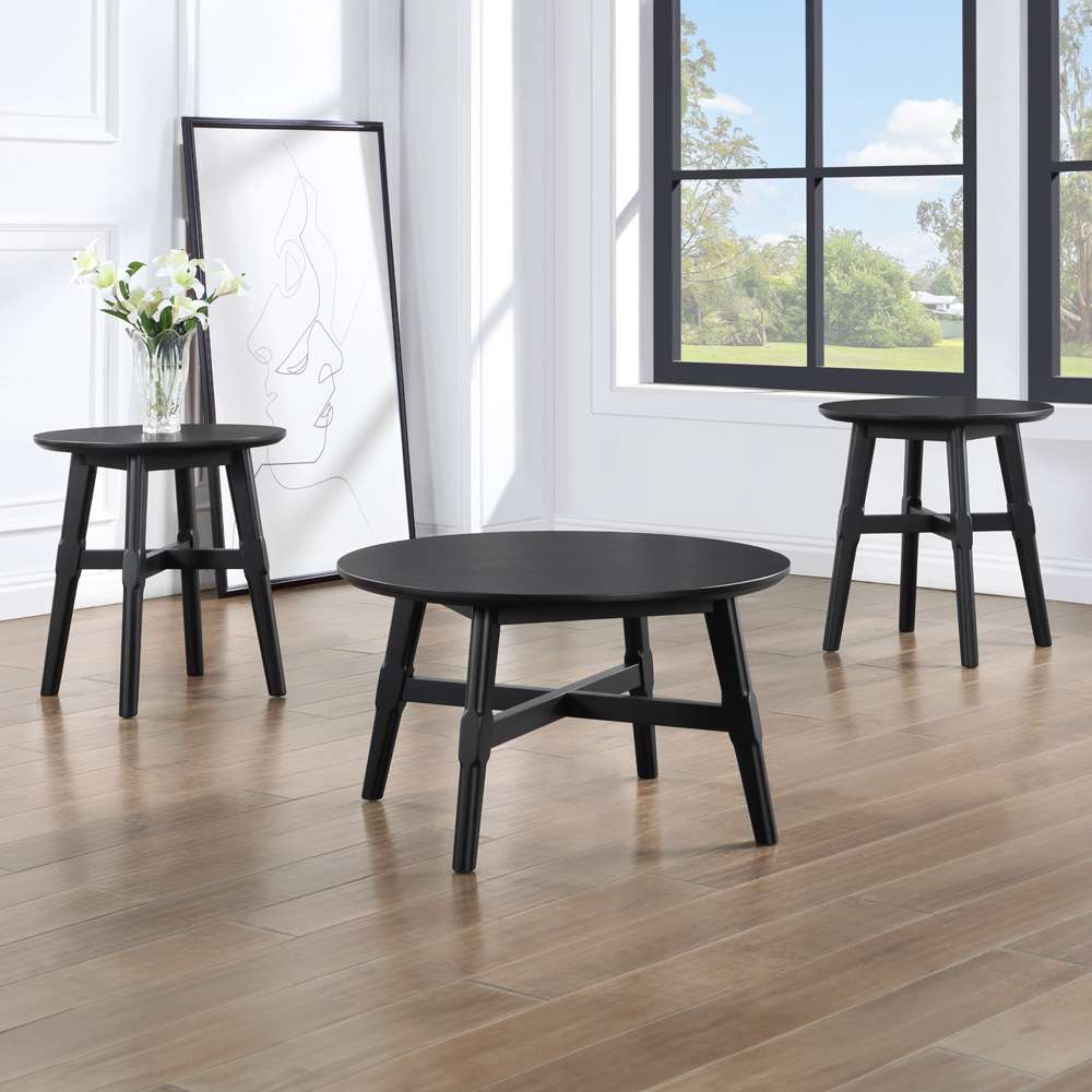 Steve Silver - Oslo Coffee Table, Black - OLS100CK veiw 4