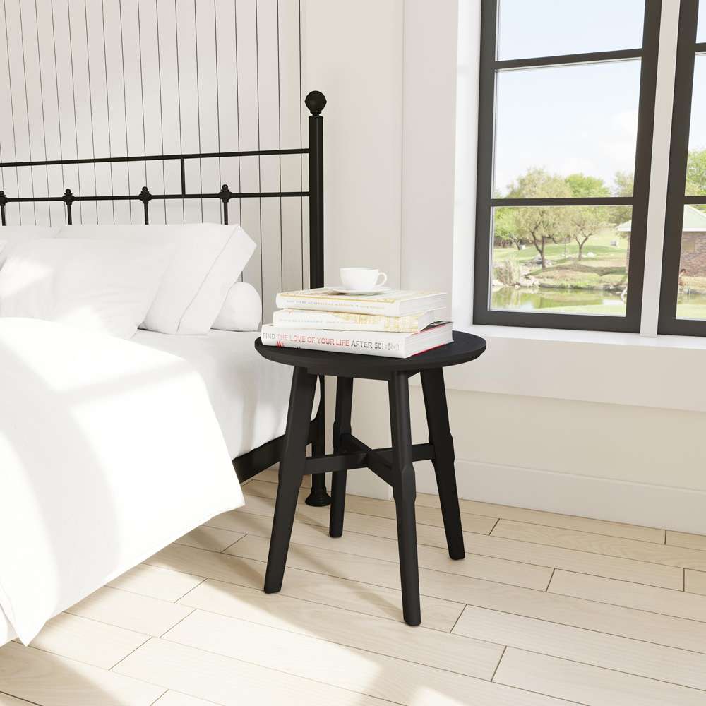 Steve Silver - Oslo End Table, Black - OLS100EK veiw 4