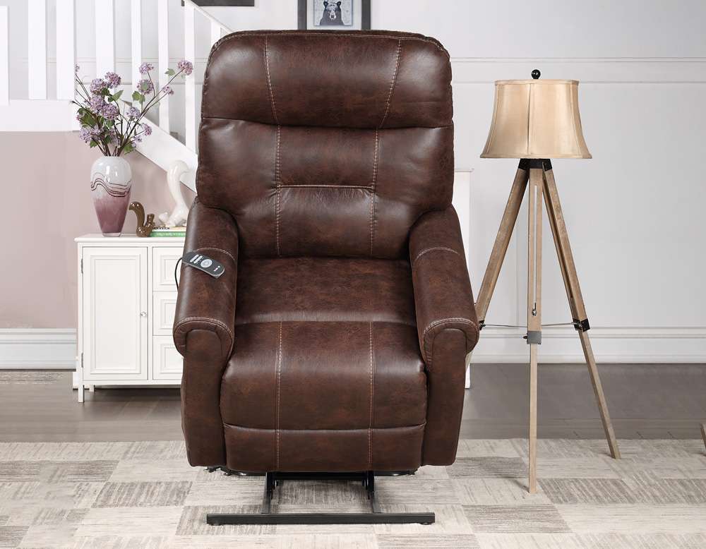 Steve Silver - Ottawa Power Lift Chair w/ Heat - Walnut - TT850CW veiw 6