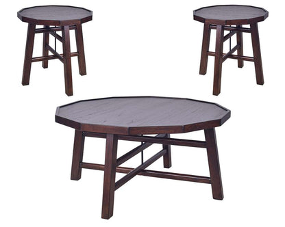 Steve Silver - Paisley 3pc Occasional Set Brown - IS100E2-3PC-B veiw 1