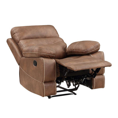 Steve Silver - Rodger Manual Recliner, Chestnut - RUD800CN veiw 3