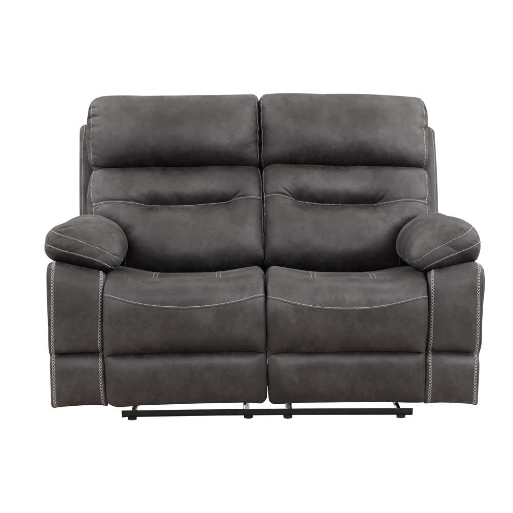Steve Silver - Rodger Manual Reclining Loveseat - Midnight Gray - RUD800LG veiw 1