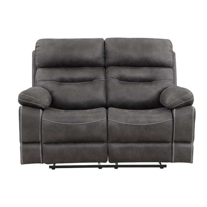 Steve Silver - Rodger Manual Reclining Loveseat - Midnight Gray - RUD800LG veiw 1